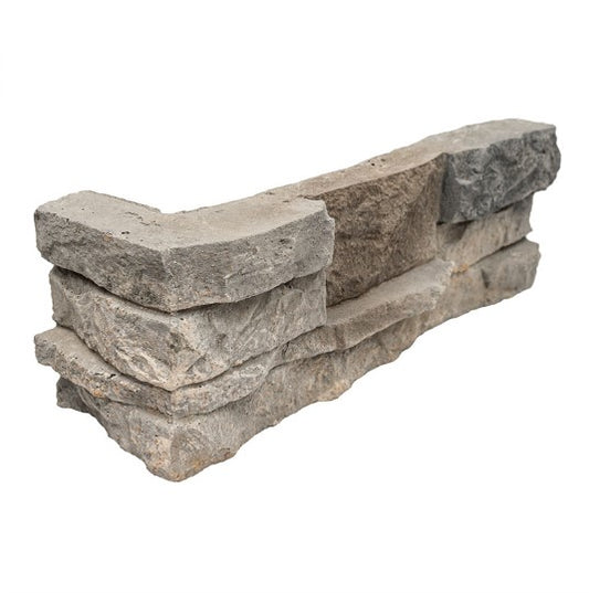 MSI - Terrado® Manufactured Stone Veneers Collection - Ashbury Shadow Corners