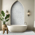 MSI - Greecian White 2 Octagon Mosaic - Tile - 2" x 2"