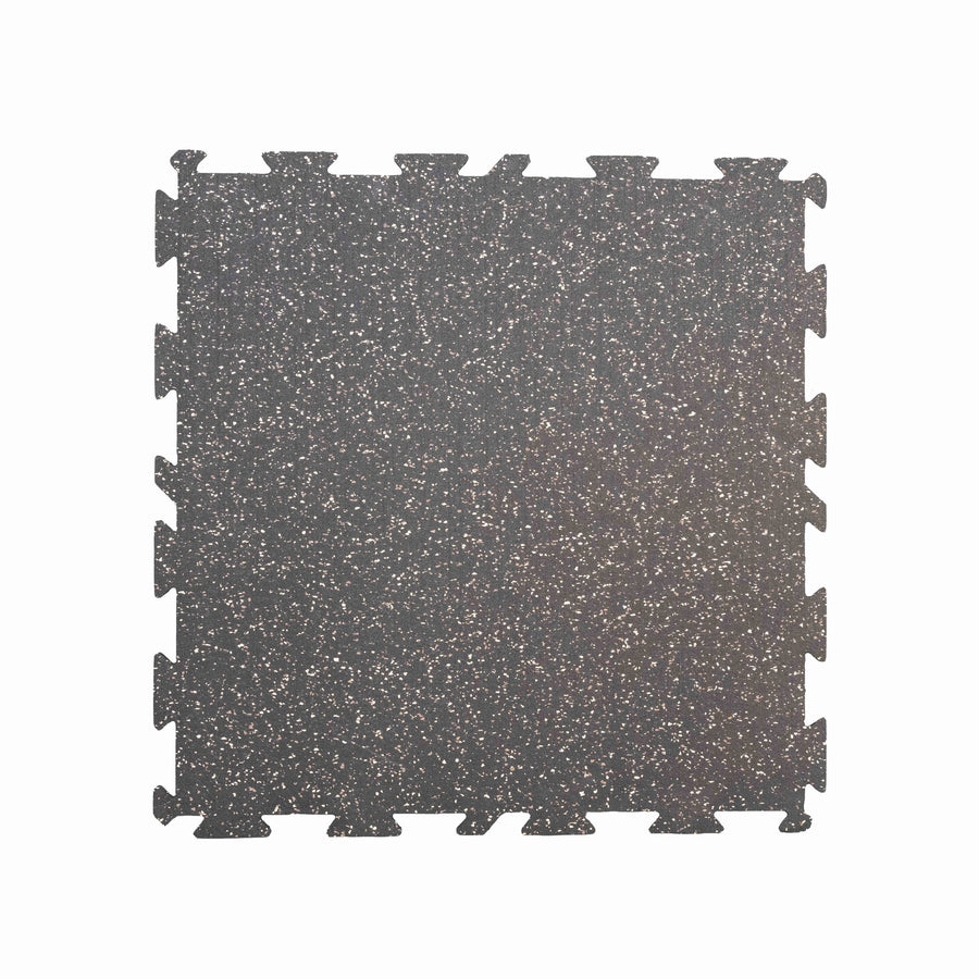 ARMOUR RUBBER - 8MM Interlocking Fitness Tiles - 24"x24" - 20% Earth