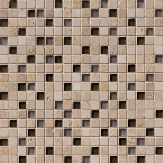 MSI - Café Noce Glass Stone Blend Tile - 8MM