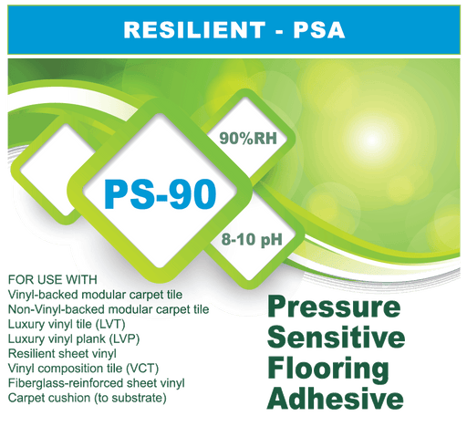 Kennedy - Pressure Sensitive Flooring Adhesive - PS-90 PSA - 4G PAIL
