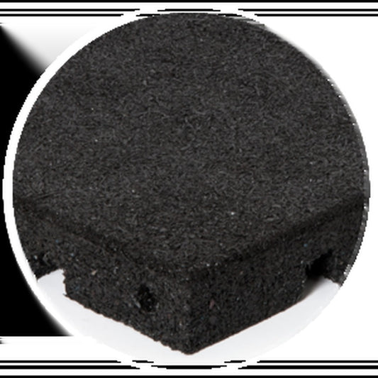 ARMOUR RUBBER - Playtile - 24"x24"x1.75" - Black