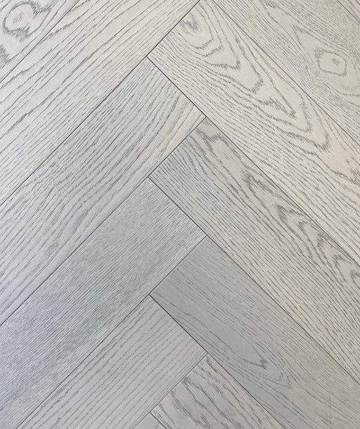 Vidar - West Coast - Herringbone Collection - Sky - ABC Grade