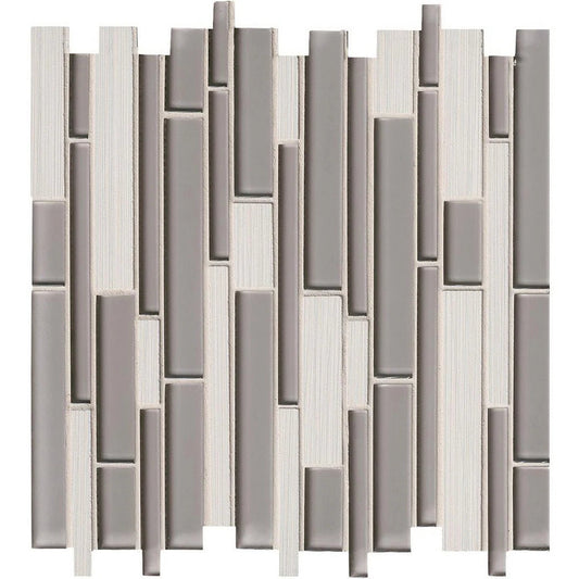 MSI - Metro Glacier Blend Interlocking Tile - 12" x 12"