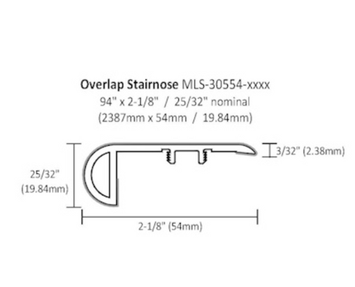 Martina Overlap Stairnose