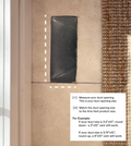 Fittes - Framed Floor Vent Lite Matte Black 3" x 10"