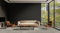 MSI - Acoustic Wood Slat Panel - Ebony