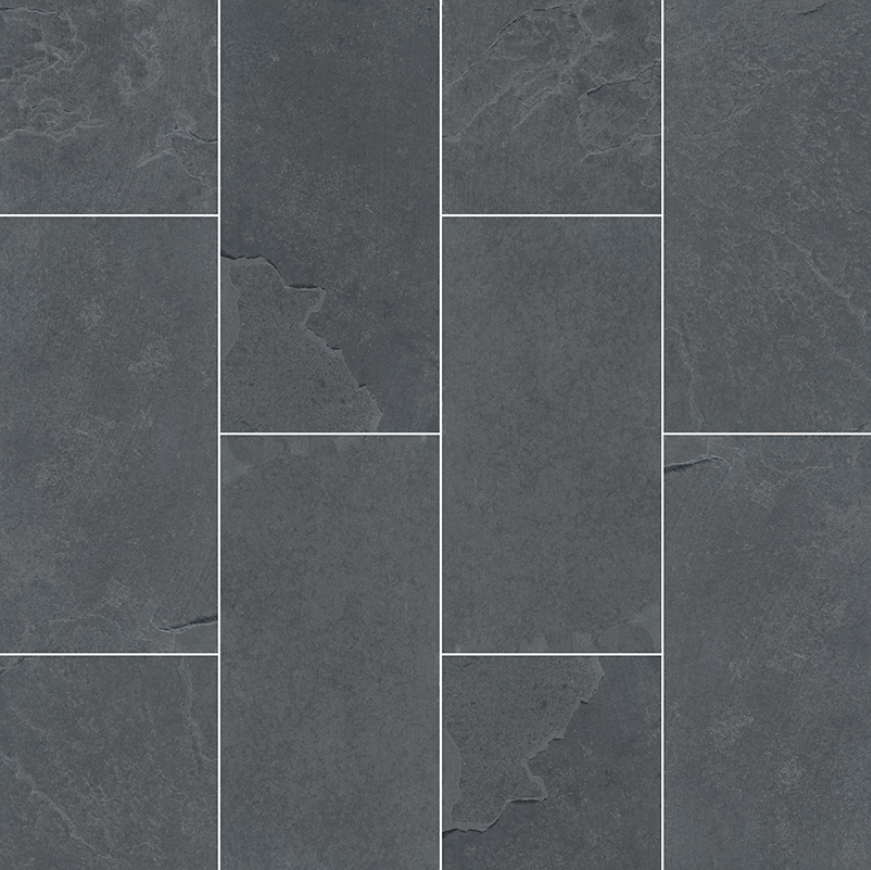 MSI - Slate Tile - Montauk Black - Gauged Finish - 3" x 6"