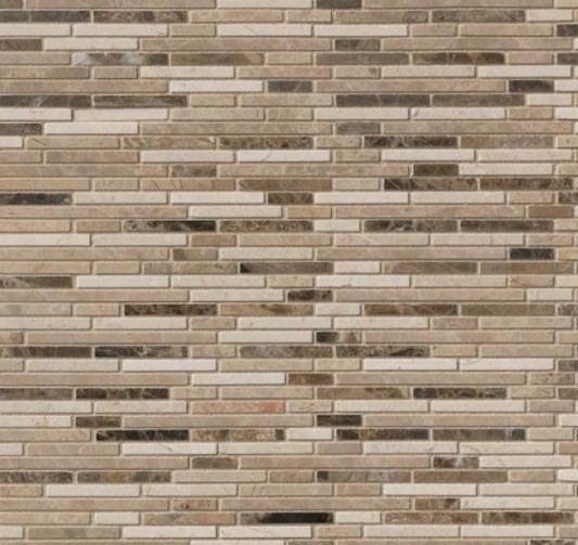 MSI - Emperador Blend Bamboo Mosaic - Tile - PATTERN