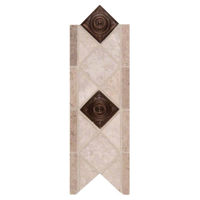 MSI - Noce Chiaro Cop Scudo 4X12 Listello - Tile - 4" x 12"