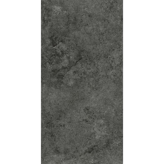 OLYMPIA TILE + STONE - Glam Series - Porcelain Tile - Anthracite - 24" x 48"