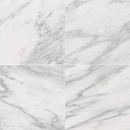 MSI - Marble Tile - Arabescato Carrara - Honed Finish - 12" x 12"