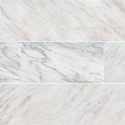 MSI - Marble Tile - Arabescato Carrara - Polished Finish - 18" x 36"