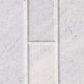 MSI - Marble Tile - Arabescato Carrara - Honed and Big Beveled Finish - 4" x 12"