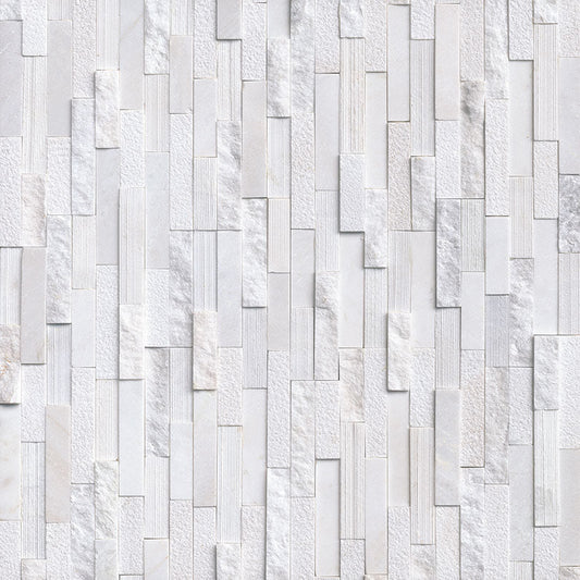 MSI - Arctic White Multi Finish Corner - Tile - 6" x 18"
