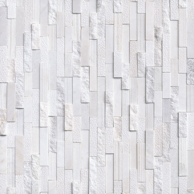 MSI - Arctic White Multi Finish Corner - Tile - 6" x 18"