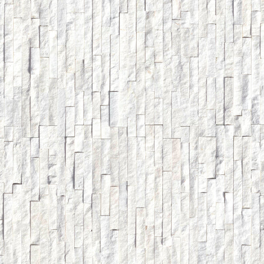 MSI - RockMount™ Stacked Stone Panels - Arctic White - 6" x 24"