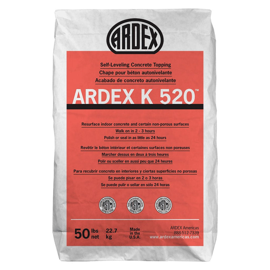 Ardex - K 520 Self-Leveling Concrete Topping - 50 lb (22.7 kg) Bag