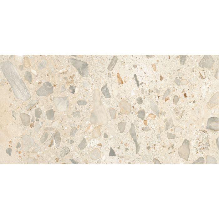 OLYMPIA TILE + STONE - I Ciottoli Series - Porcelain Tile - Avoria Sassi - 24" x 24"