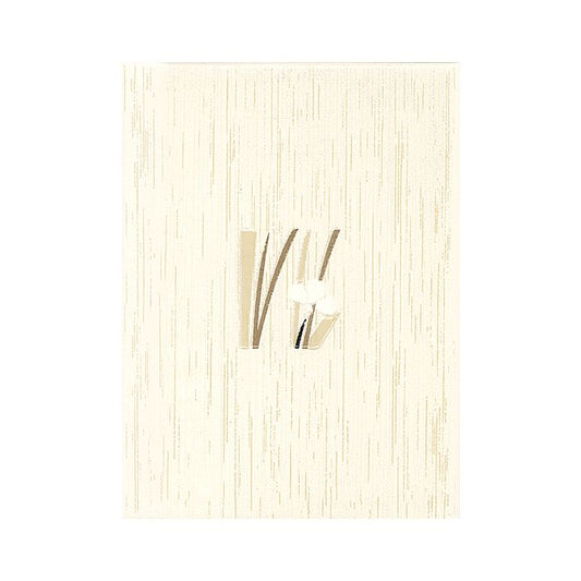 OLYMPIA TILE + STONE - Bamboo Series - Glazed Wall Tile - Beige Floral - 6" x 8"