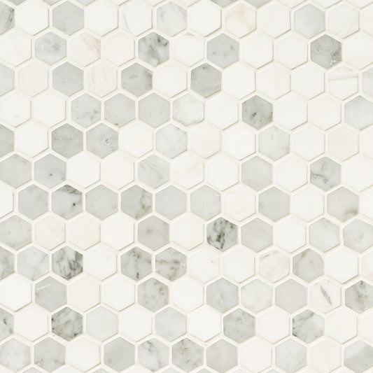 MSI - Backsplash Series - Bianco Dolomite Tibi Polished Tile - 1"
