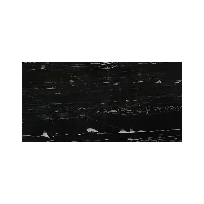 OLYMPIA TILE + STONE - Composite Series - Tile - Marble Port Black - 12" x 24"