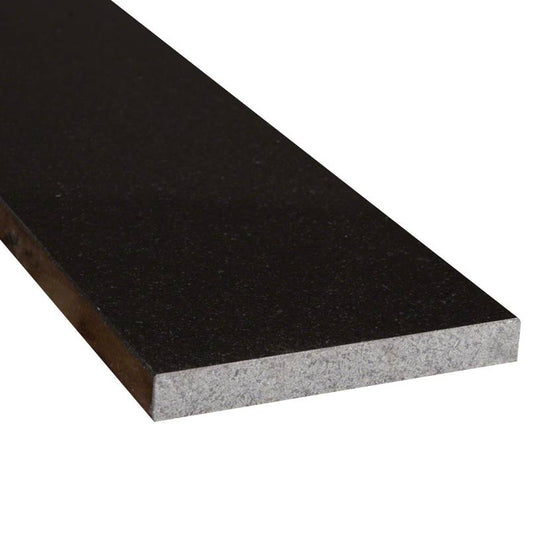 MSI - Thresholds & Sills - Black Granite Double Bevel Threshold - 6" x 84"