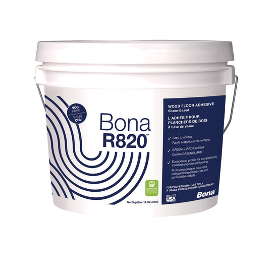 Bona - R820 Wood Flooring Adhesive - 11.36 L (3 US gal)