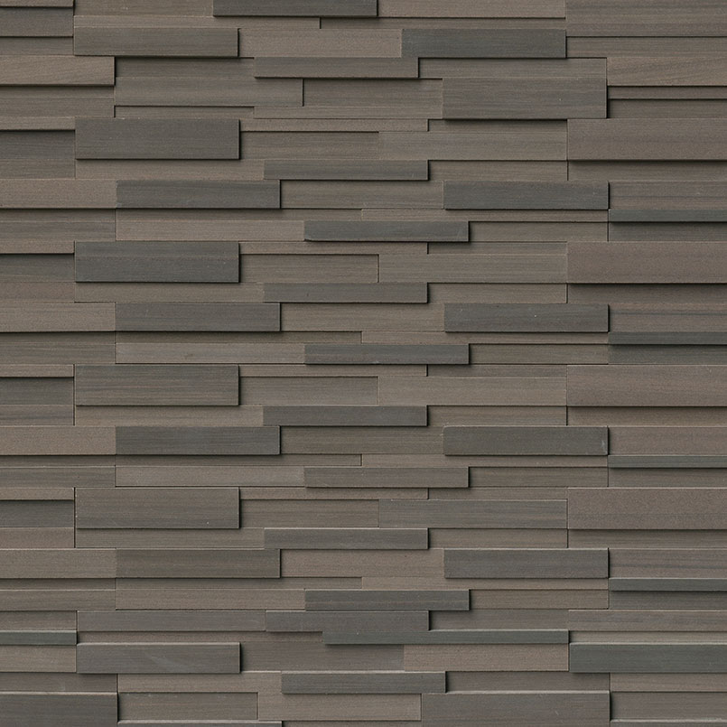 MSI - Brown Wave 3D Honed Panel - Tile - 6" x 24"