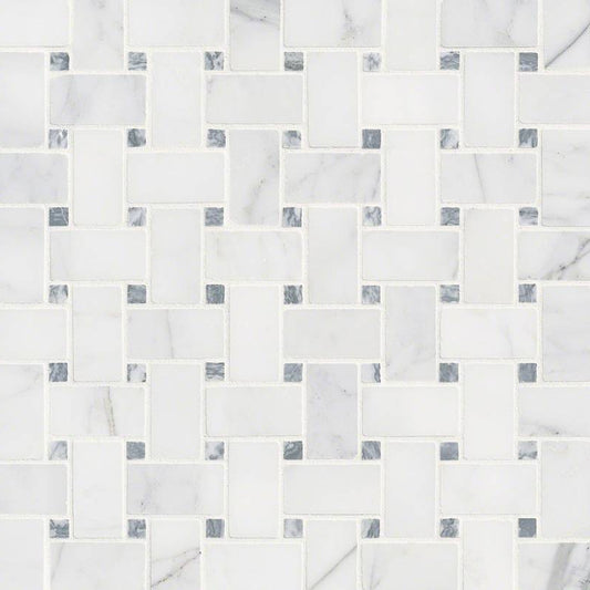 MSI - Calacatta Cressa Tile - Basketweave Tile