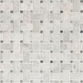 MSI - Carrara White Basketweave Honed - Tile - PATTERN