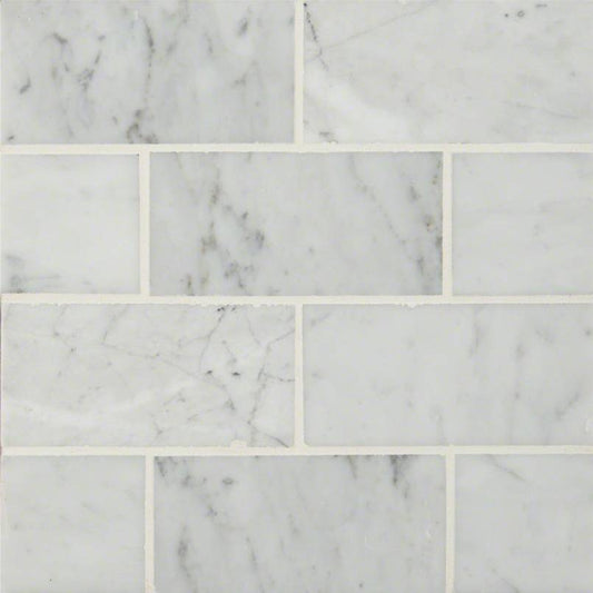 MSI - CARRARA WHITE - Tile - 3" x 6"