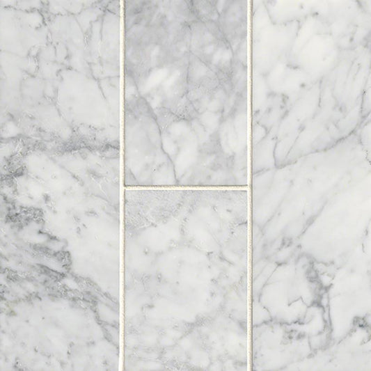 MSI - CARRARA WHITE  POLISHED - Tile - 4" x 12"