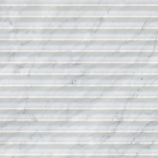 MSI - CARRARA WHITE VALENTINO FLUTO  HON - Tile - 12" x 24"