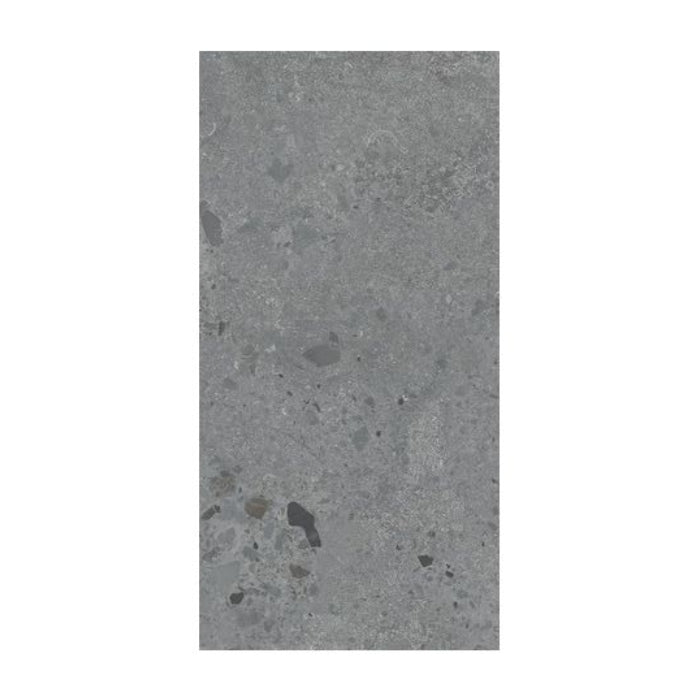 OLYMPIA TILE + STONE - Sicily Series - Porcelain Tile - Charcoal  - 24" x 24"