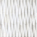 MSI - Cosmic White 3D Wave Corner - Tile - 6" x 18"