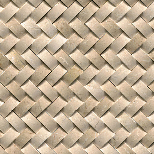 MSI - Crema Herringbone Arched Mosaic - Tile - PATTERN