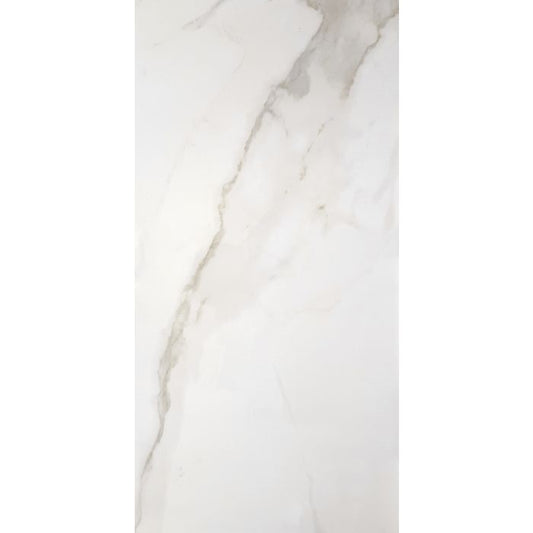 OLYMPIA TILE + STONE - Eterna Series - Porcelain Tile - Calacatta Taupe - 24" x 48"