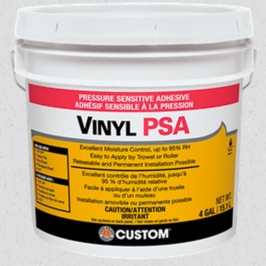 Custom Building Products - Vinyl Adhesive PSA Pressure Sensitive - 15.1 L (4 US gal)