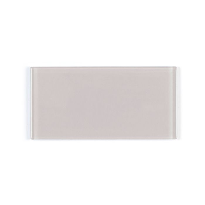 OLYMPIA TILE + STONE - 3D - Glass Tile - D Dove Grey - 3" x 6"