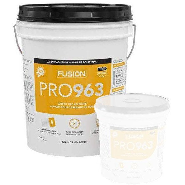 Fusion - PRO963 Carpet Tile Adhesive - 18.9 L (5 US gal)