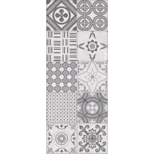 OLYMPIA TILE + STONE - Genesis Series - Glazed Wall Tile - Grey Decor - 8" x 20"
