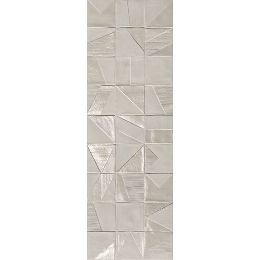 OLYMPIA TILE + STONE - Mat & More Series - Glazed Wall Tile - Grey Decor - 10" x 30"