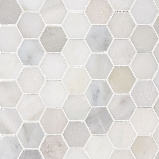 MSI - Greecian White 2" Hexagon - Tile - PATTERN