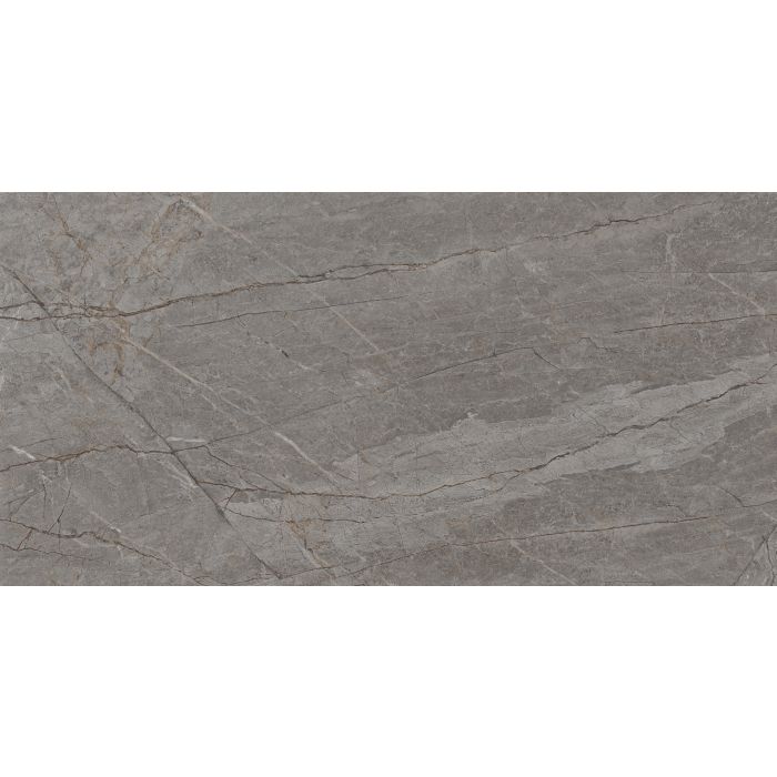 OLYMPIA TILE + STONE - Joliet Series - Porcelain Tile - Grey Brushed - 24" x 48"