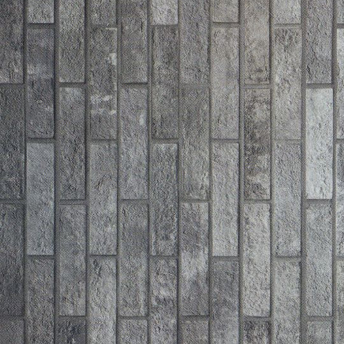 OLYMPIA TILE + STONE - London Series - Porcelain Tile - Brick Grey - 2" x 10"