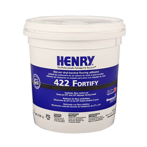 Henry - 422 Fortify Wet-Set Vinyl-Backed Flooring Adhesive - 3.78 L (1 US gal)