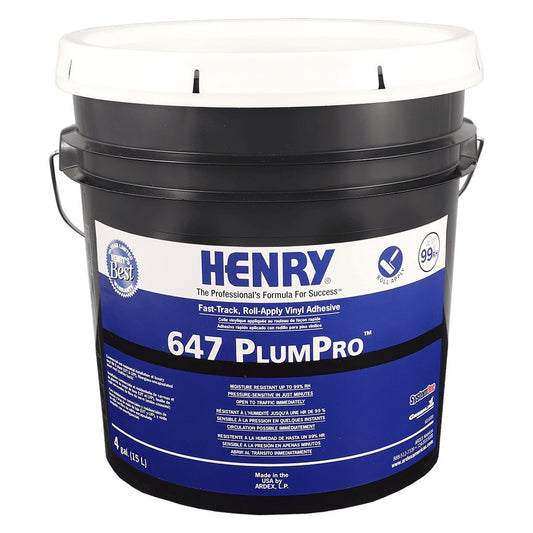 Henry - 647 PlumPro Roll-Apply Vinyl Flooring Adhesive - 15.14 L (4 US gal)