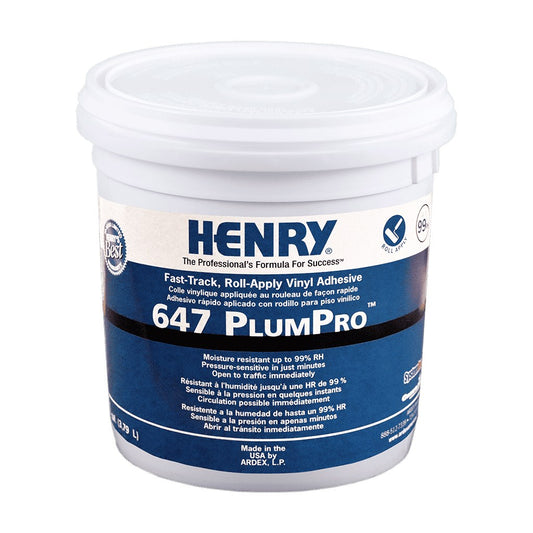 Henry - 647 PlumPro Roll-Apply Vinyl Flooring Adhesive - 3.78 L (1 US gal)