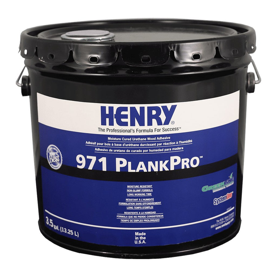 Henry - 971 EZ Plus+ Moisture-Cured Urethane Wood Flooring Adhesive - 13.25 L (3.5 US gal)